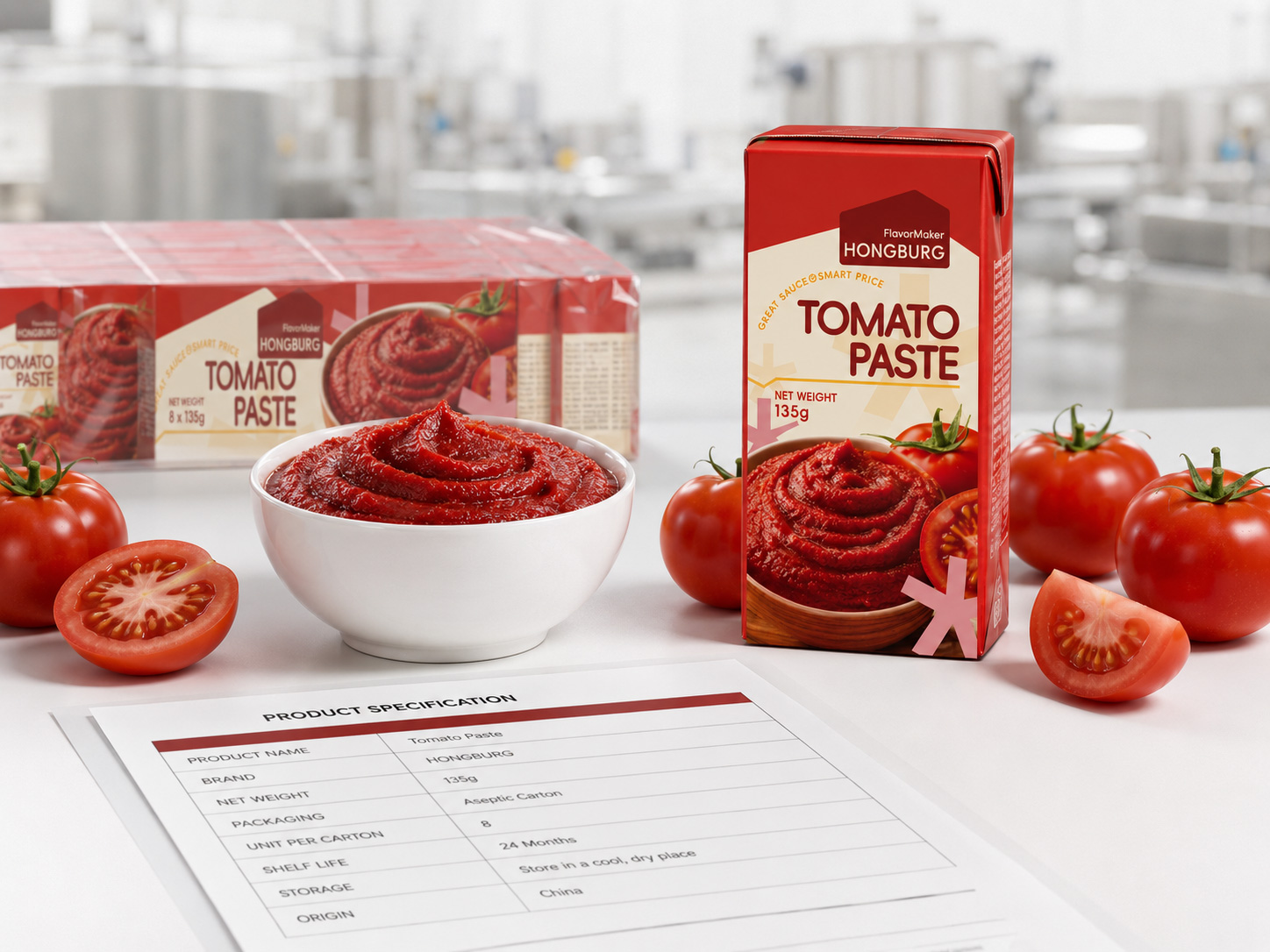 Concentrato di pomodoro in cartone asettico: guida al prodotto per acquirenti globali