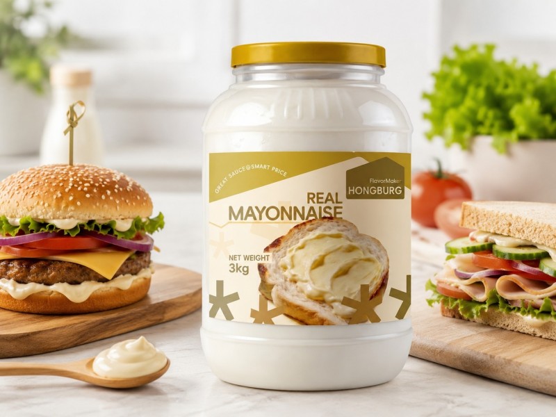 Vera Maionese Cremosa e Liscia per Panini e Hamburger