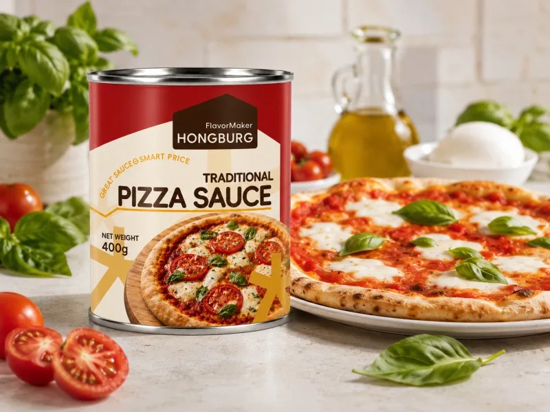 Salsa per pizza tradizionale in stile italiano