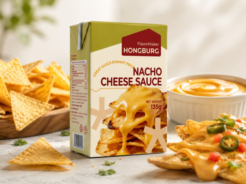 Ricca salsa di formaggio Nacho liscia
